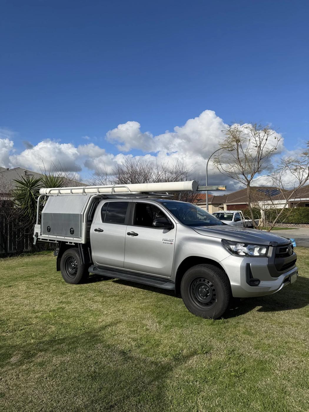 Hilux dual cab trade canopy