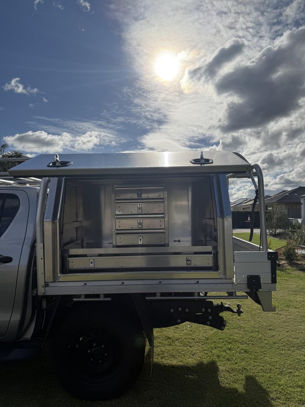 Drawer systems on a Rep Engineering canopy